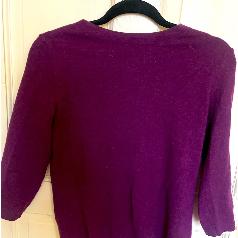 100% Talbots cashmere purple sweater